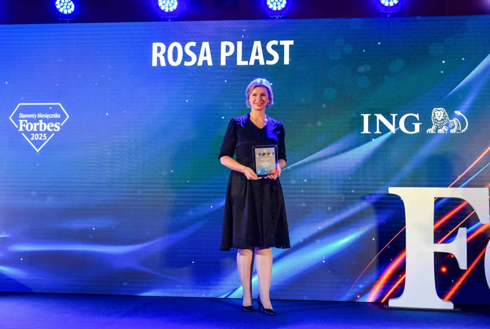 ROSA PLAST Sp. z o. o. Laureatem Diamentów Forbes 2025